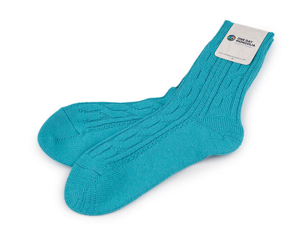 Șosete lungi până la genunchi, unisex, din lână mongolă - Șosete termice premium de iarnă