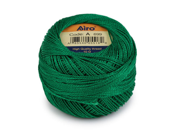 Ață de brodat premium Airo – Fir divizibil tip muline de calitate superioară pentru punct în cruce, lucru de mână și broderie manuală