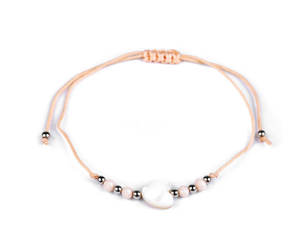 Brățări Shamballa Premium cu Mărgele și Inimă din Perlă - Set Reglabil de 12 Bucăți