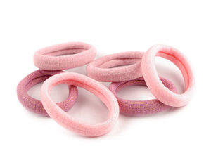Elastice de păr cu sclipici și fir de lurex - Set de 6 bucăți cu prindere delicată