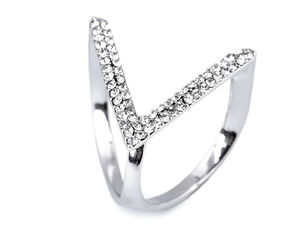 Cataramă premium pentru eșarfă cu ștrasuri platină cristal - Accesoriu culisant elegant cu două orificii