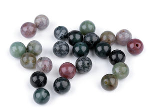 Mărgele premium din ahat indian natural - Mărgele minerale rotunde de 8 mm pentru confecționarea bijuteriilor