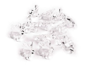Mărgele acrilice premium în formă de clopoțel și fustiță de floare (7x12mm) – Accesorii de lucru manual în diverse culori și finisaje transparente (Pachet 20g, Aprox. 80 Bucăți)