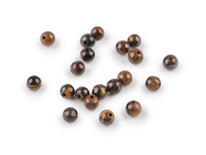 Mărgele din ochi de tigru natural – mărgele rotunde de 4 mm din piatră semiprețioasă pentru confecționarea bijuteriilor