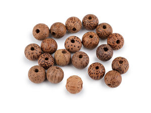 Mărgele distanțiere din lemn natural de cocos (14 mm) – Mărgele premium ecologice cu textură rugoasă pentru bijuterii și galanterie