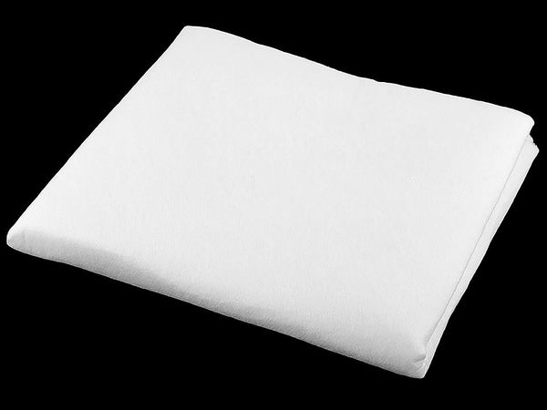 Inserție termofizabilă nețesută cu o față adezivă Ronofix Premium (140+18g/m², lățime 80cm) - Alb