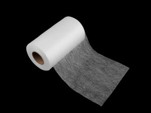Bandă termocolantă dublu adezivă premium tip plasă (lățime 20 cm) - Inserție adezivă termocolantă albă pentru cusut, tivit și patchwork