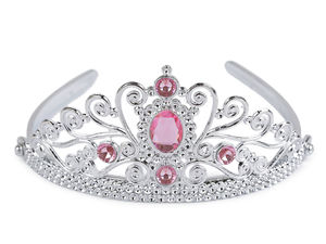 Bentiță de păr cu coroană de prințesă regală - Tiară strălucitoare pentru copii, accesoriu pentru petreceri aniversare, carnaval și deghizări