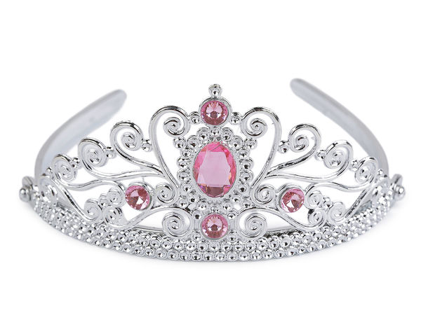 Bentiță de păr cu coroană de prințesă regală - Tiară strălucitoare pentru copii, accesoriu pentru petreceri aniversare, carnaval și deghizări