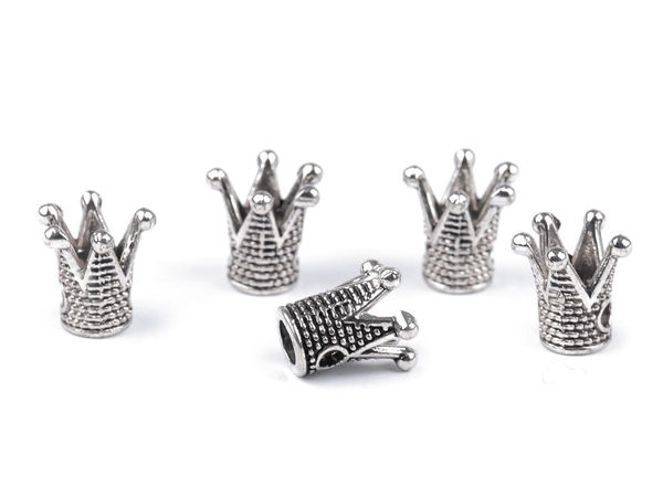 Coroană metalică miniaturală de cusut pentru confecționarea păpușilor și lucru manual - 10 x 10 mm