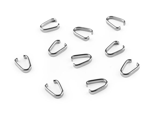 Cleme de prindere din oțel inoxidabil pentru pandantive - Agățătoare premium pentru confecționarea bijuteriilor (2x10mm)