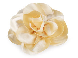 Broșă și agrafă de păr elegantă în formă de floare mare din satin (14,5 cm) – Ornament floral 3D versatil pentru îmbrăcăminte, genți și coafuri