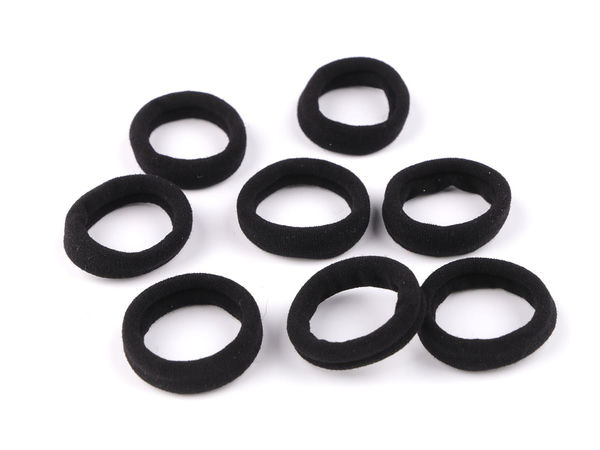 Elastice premium negre pentru păr – Benzi cu prindere delicată și fixare fermă