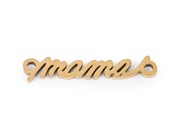 Pandantive conectori din oțel inoxidabil „Mama” pentru confecționarea bijuteriilor handmade