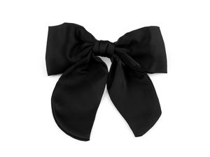 Clamă de păr franțuzească cu fundă elegantă din satin - Clamă premium cu fundă ce își păstrează forma