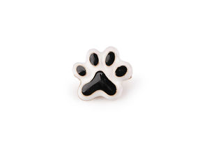 Broșă elegantă din email în formă de lăbuță de animal - Accesoriu de galanterie jucăuș pentru ținute, genți și eșarfe