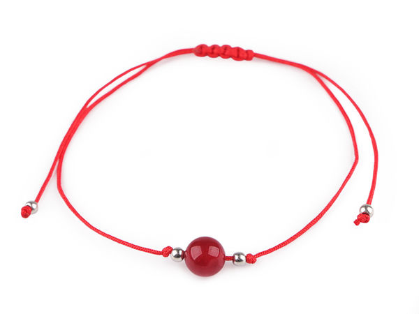 Set de brățări Shamballa reglabile cu mărgele din minerale - brățări macrame cu mărime universală (pachet de 12 bucăți)