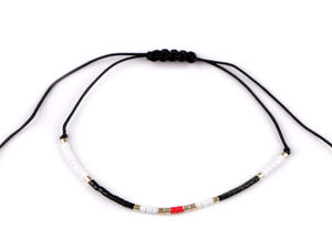 Brățară Shamballa reglabilă din mărgele de nisip - Bijuterie lucrată manual cu mărime universală
