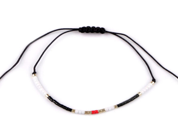 Brățară Shamballa reglabilă din mărgele de nisip - Bijuterie lucrată manual cu mărime universală