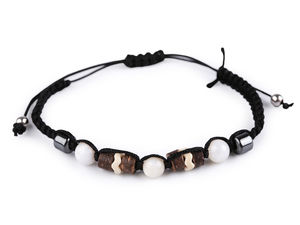 Brățară unisex Shamballa din macrame - Bijuterie reglabilă cu mărgele pentru meditație și echilibru