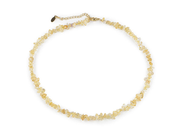 Colier din așchii de pietre semiprețioase naturale - Bijuterie elegantă cu fragmente minerale