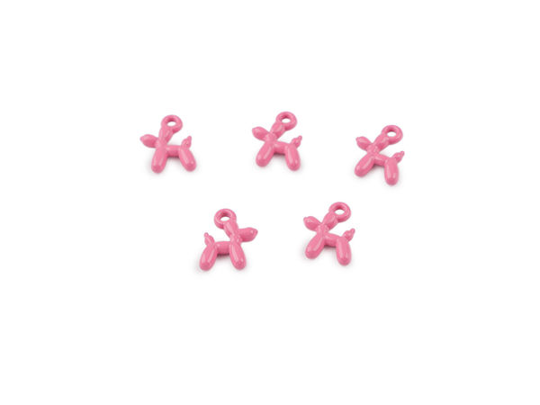 Pandantive metalice cu două fețe în formă de cățeluș, mărgele distanțiere mici de 8x10mm pentru realizarea de bijuterii handmade, cercei, brățări și coliere