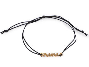 Brățară Shamballa reglabilă cu pandantiv Mama din oțel inoxidabil - Cadou deosebit de Ziua Mamei și zi de naștere