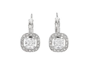 Cercei lungi din oțel inoxidabil cu zirconiu cubic – modele cu 1 și 2 cristale