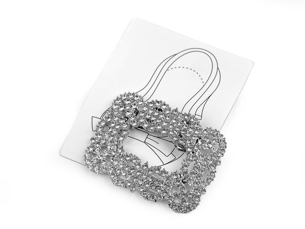 Clips decorativ și broșă elegantă cu strasuri pentru pantofi, haine și genți
