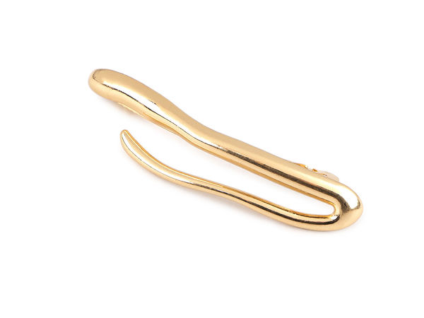 Clamă de păr metalică minimalistă în stil franțuzesc - Accesoriu premium de galanterie tip agrafă cu clips