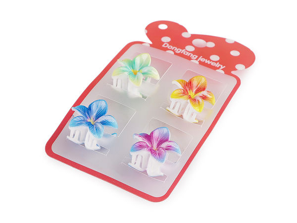 Set mini clame de păr tip clește - Accesorii de păr premium cu flori și fluturi