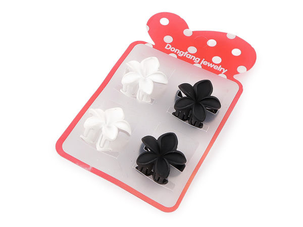 Set mini clame de păr tip clește - Accesorii de păr premium cu flori și fluturi