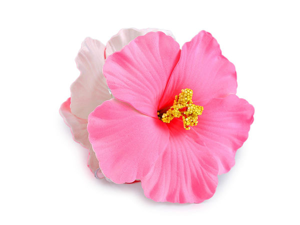 Clamă clește de păr cu floare de hibiscus - Mini clești florali premium cu prindere anti-alunecare