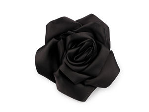 Broșă elegantă mare din saten în formă de trandafir - Corsaj floral de 11 cm pentru sacouri, rochii, genți și nunți