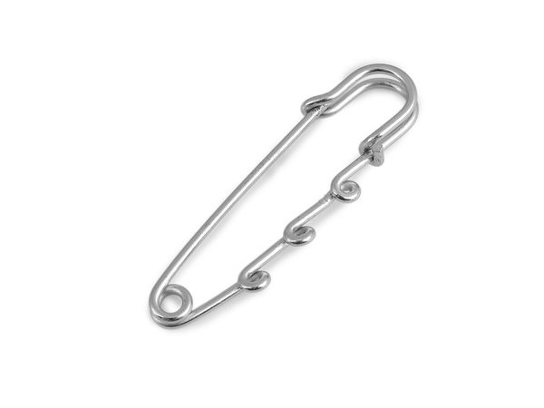 Ac de siguranță decorativ platinat pentru croitorie și lucru manual | Element de fixare premium pentru galanterie