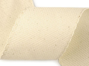 Panglică Aida pentru broderie cu margine festonată - Bandă din pânză pentru goblen, lățime 70 mm