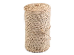Rolă de panglică premium din iută (lățime 13 cm) pentru creații artizanale rustice, aranjamente florale și decor de evenimente