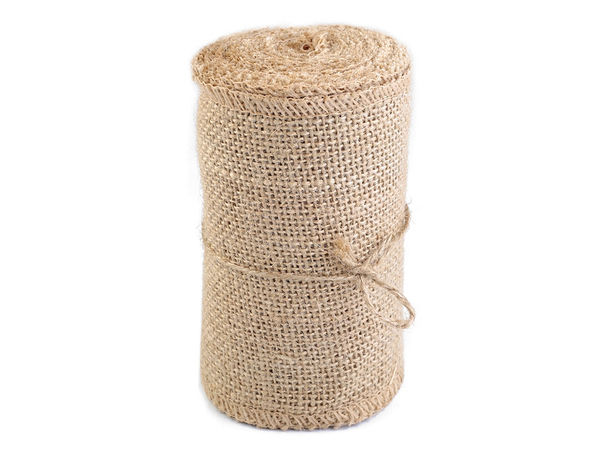 Rolă de panglică premium din iută (lățime 13 cm) pentru creații artizanale rustice, aranjamente florale și decor de evenimente