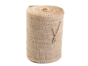 Rolă de panglică din iută naturală premium (lățime 10 cm) pentru proiecte creative și decorațiuni rustice
