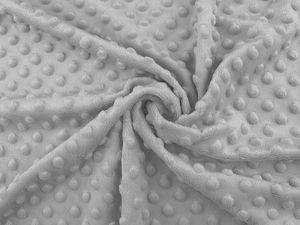 Material textil premium ultra-moale Minky Dimple – Țesătură confortabilă cu puncte 3D reliefate pentru cusut pături, halate și perne decorative