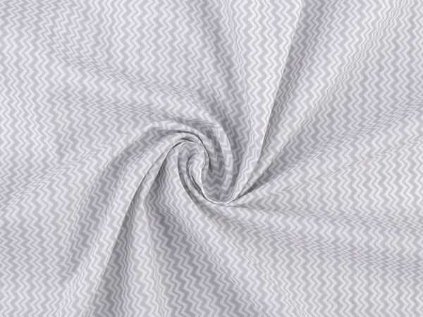 Pânză canvas premium din bumbac moale cu imprimeu chevron - Material versatil pentru proiecte de galanterie, decorațiuni interioare și accesorii pentru bebeluși