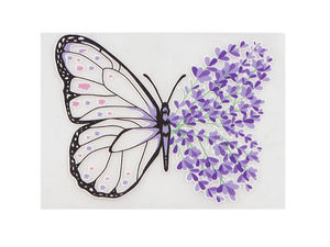 Aplicații termoadezive textile cu fluturi - Stickere decorative premium termotransferabile pentru haine