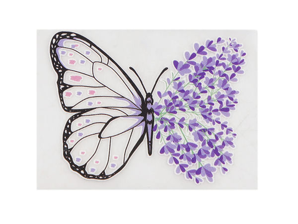 Aplicații termoadezive textile cu fluturi - Stickere decorative premium termotransferabile pentru haine