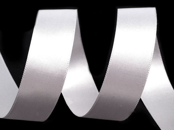 Panglică din satin premium cu două fețe (24mm) - Panglică decorativă elegantă cu luciu intens pentru cusut, lucru manual și articole vestimentare