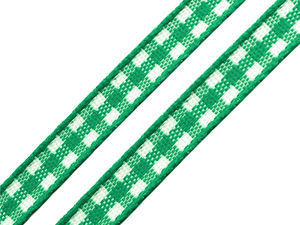 Panglică premium cu carouri diamant - Lățime 6 mm