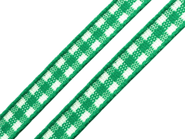 Panglică premium cu carouri diamant - Lățime 6 mm
