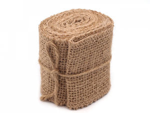 Panglică premium din iută naturală (lățime 60 mm) – Panglică decorativă ecologică pentru proiecte de artizanat, funde vintage, coronițe și ambalarea cadourilor