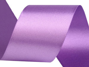 Panglică din satin cu două fețe Premium (lățime 50mm, rolă 5m) - Panglică elegantă de galanterie pentru cusut, ambalare cadouri și decorațiuni