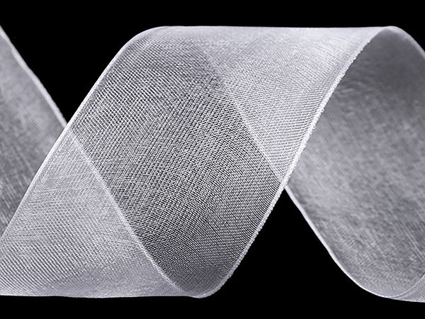 Panglică premium din organza transparentă - Panglică din șifon monofilament cu lățimea de 40 mm pentru ambalarea cadourilor, nunți și aranjamente florale