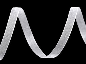 Panglică premium din șifon cu monofilament - Lățime 7mm - Panglică decorativă elegantă semitransparentă pentru nunți, activități creative și ambalarea cadourilor